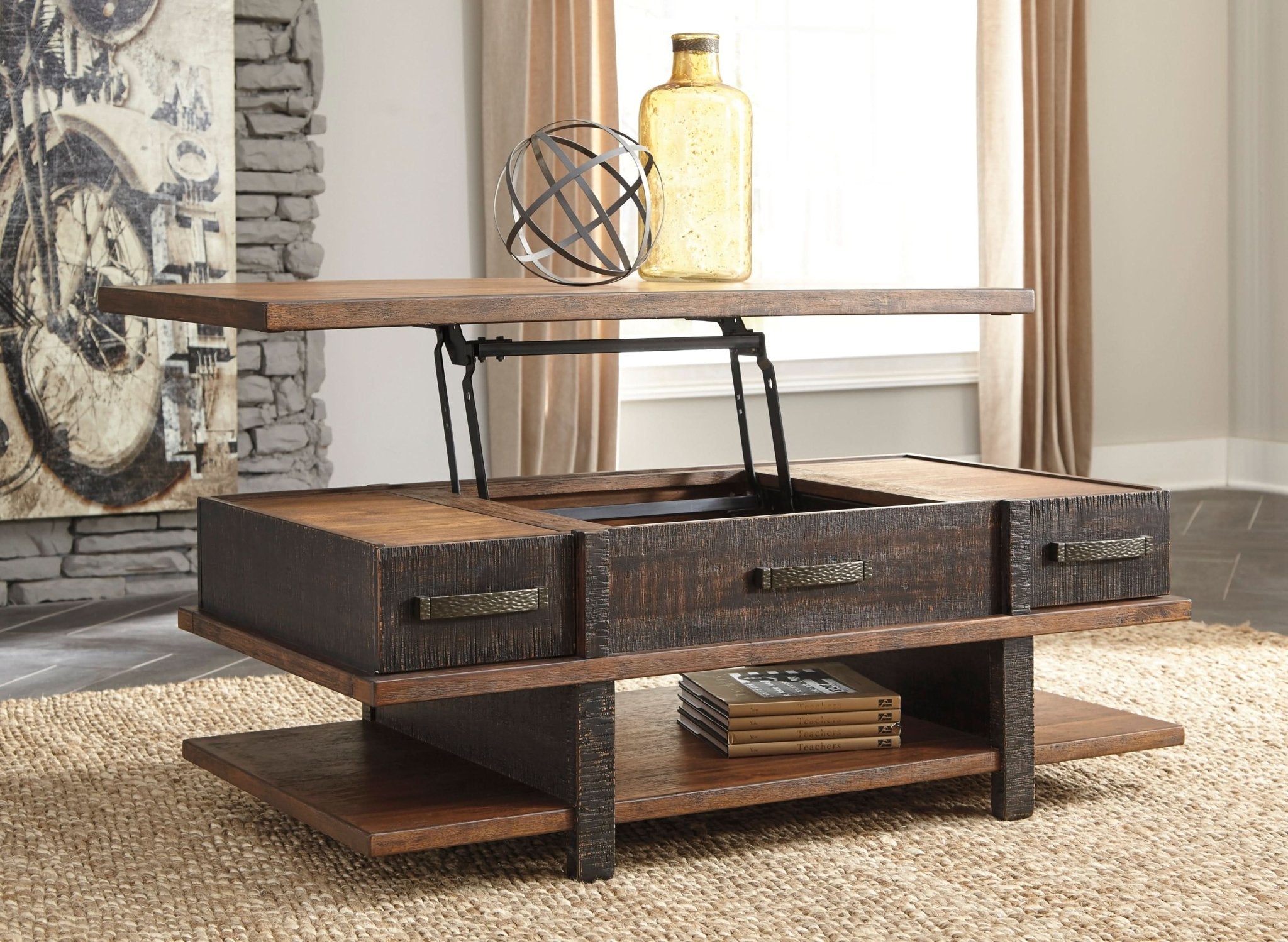 Stanah Lift Top Cocktail Table - HER Home Design Boutique